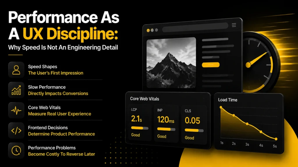 Performance as a UX Discipline: Why Speed Is Not an Engineering Detail