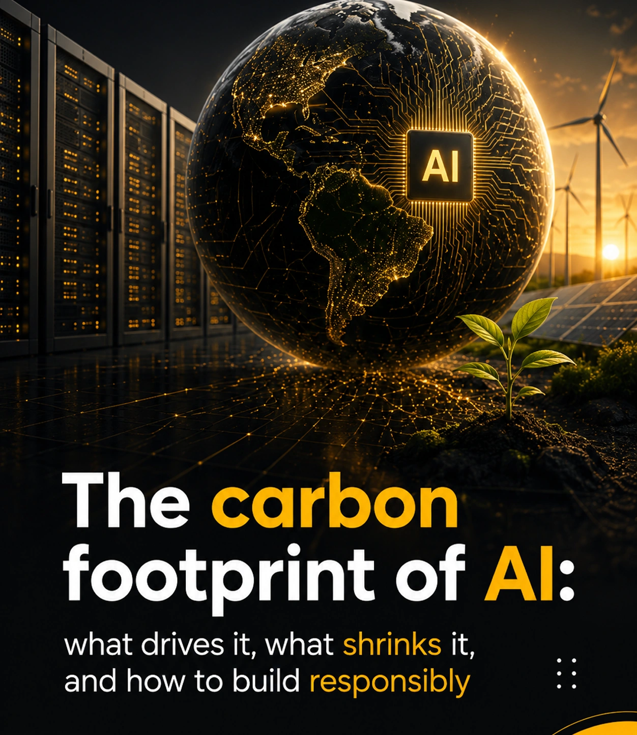 The carbon footprint of AI