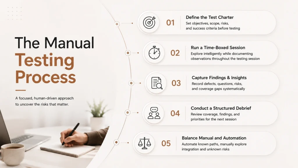 The manual testing process
