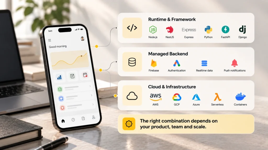 Backend technologies for mobile apps