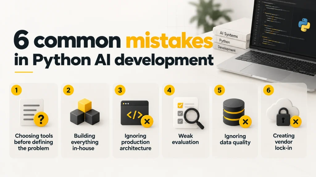Common mistakes in Python AI development
